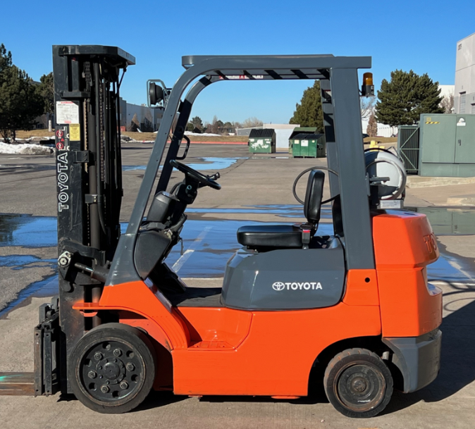 2000 TOYOTA 5K CUSHION TIRE FORKLIFT
