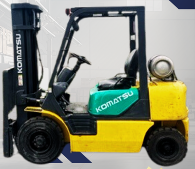 2001 KOMATSU 4K PNEUMATIC TIRE FORKLIFT