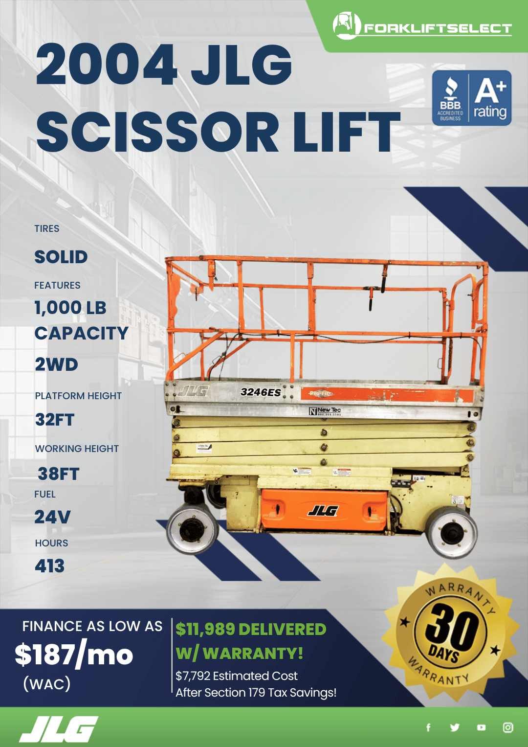 2004 JLG SCISSOR LIFT