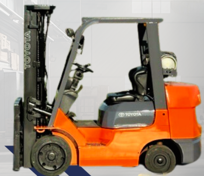 2005 TOYOTA 6.5K CUSHION TIRE FORKLIFT