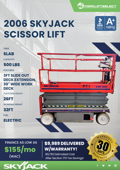 2006 SKYJACK SCISSOR LIFT