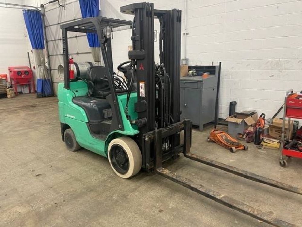 2017 MITSUBISHI 5K CUSHION TIRE FORKLIFT
