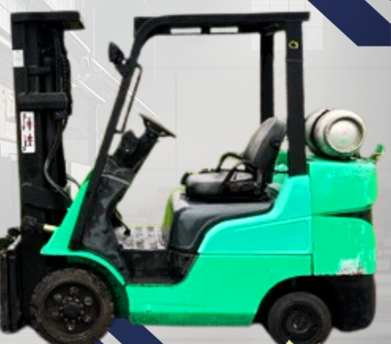 2010 MITSUBISHI 6K CUSHION TIRE FORKLIFT