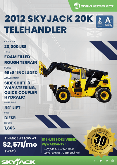 2012 SKYJACK 20K TELEHANDLER