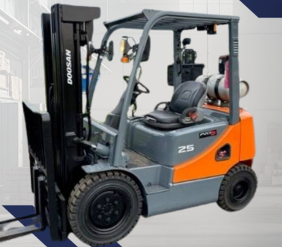 2014 DOOSAN 5K PNEUMATIC TIRE FORKLIFT