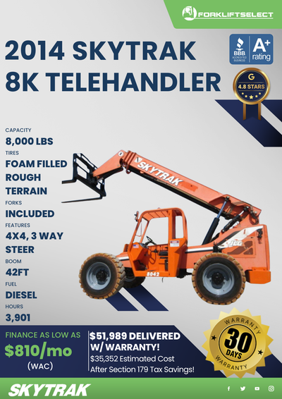 2014 SKYTRAK 8K TELEHANDLER