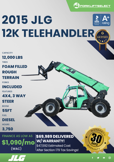 2015 JLG 12K TELEHANDLER