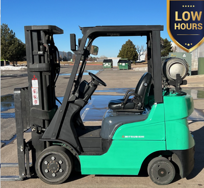 2015 MITSUBISHI 5K CUSHION TIRE FORKLIFT