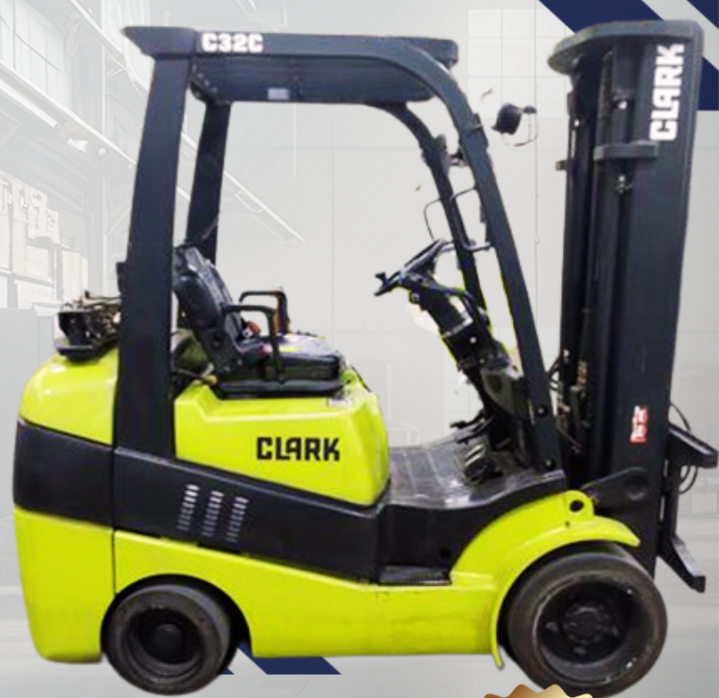 2016 CLARK 6.5K CUSHION TIRE FORKLIFT