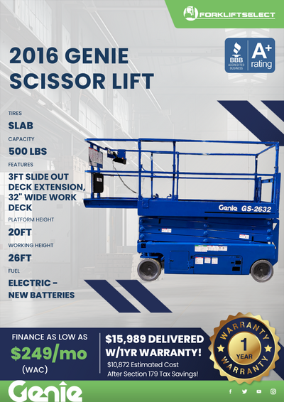 2016 GENIE SCISSOR LIFT