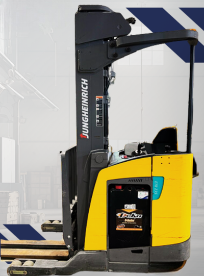 2015 JUNGHEINRICH 3.5K NARROW AISLE REACH-TRUCK