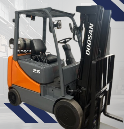 2018 DOOSAN 5K CUSHION TIRE FORKLIFT