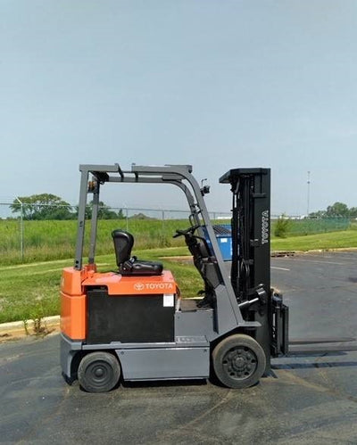 2007 TOYOTA 6.5K ELECTRIC 4-WHEEL FORKLIFT