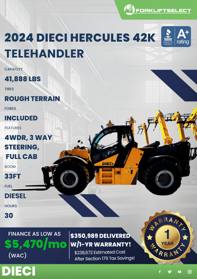2024 DIECI HERCULES 42K TELEHANDLER
