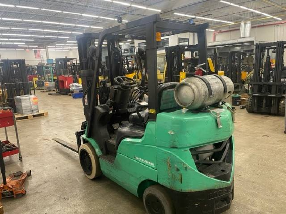 2017 MITSUBISHI 5K CUSHION TIRE FORKLIFT