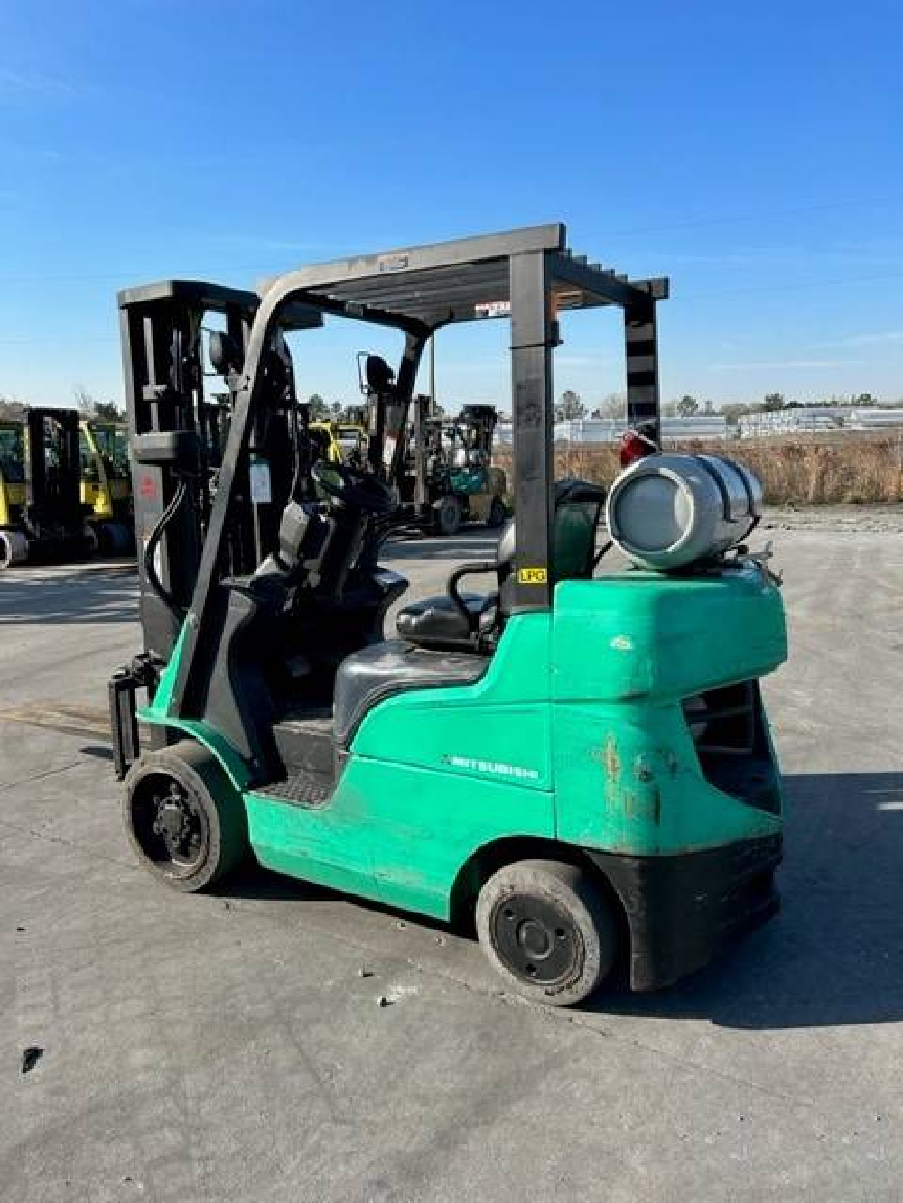 2017 MITSUBISHI 5K CUSHION TIRE FORKLIFT