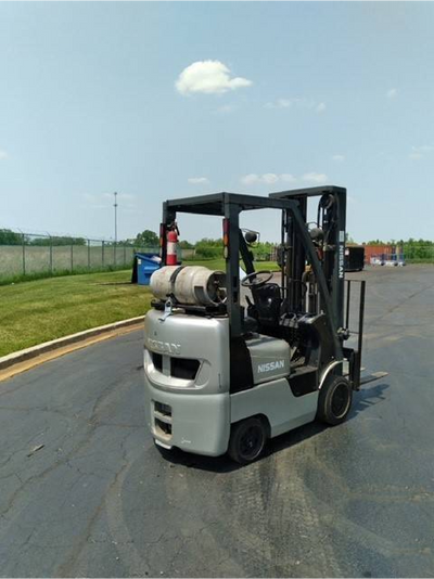 2008 NISSAN 3.5K CUSHION TIRE FORKLIFT