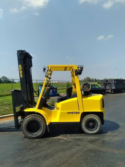 2004 LP GAS HYSTER X90XMS PNEUMATIC TIRE 4 WHEEL SIT DOWN