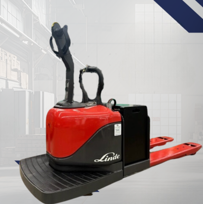 LINDE 6K CUSHION TIRE WALKIE/RIDER PALLET JACK