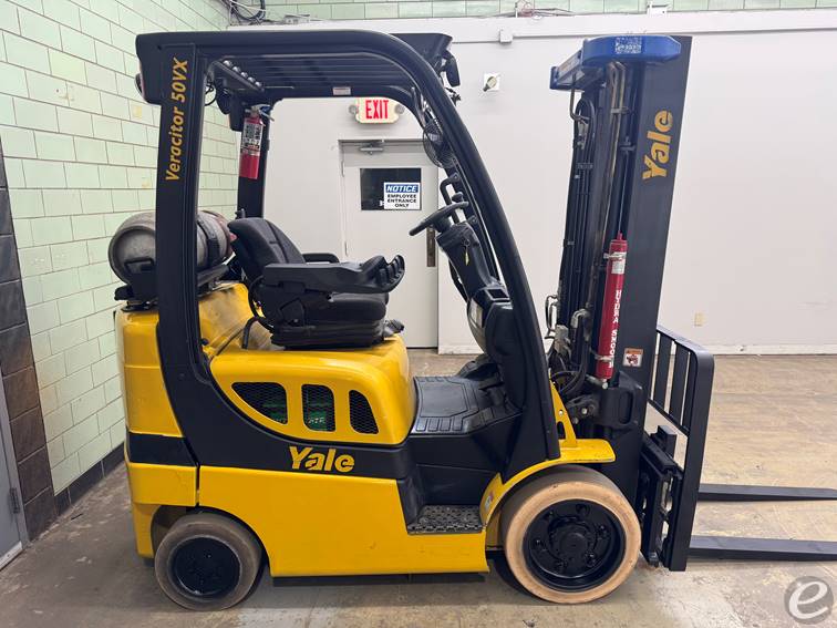 2017 YALE 5K CUSHION TIRE FORKLIFT