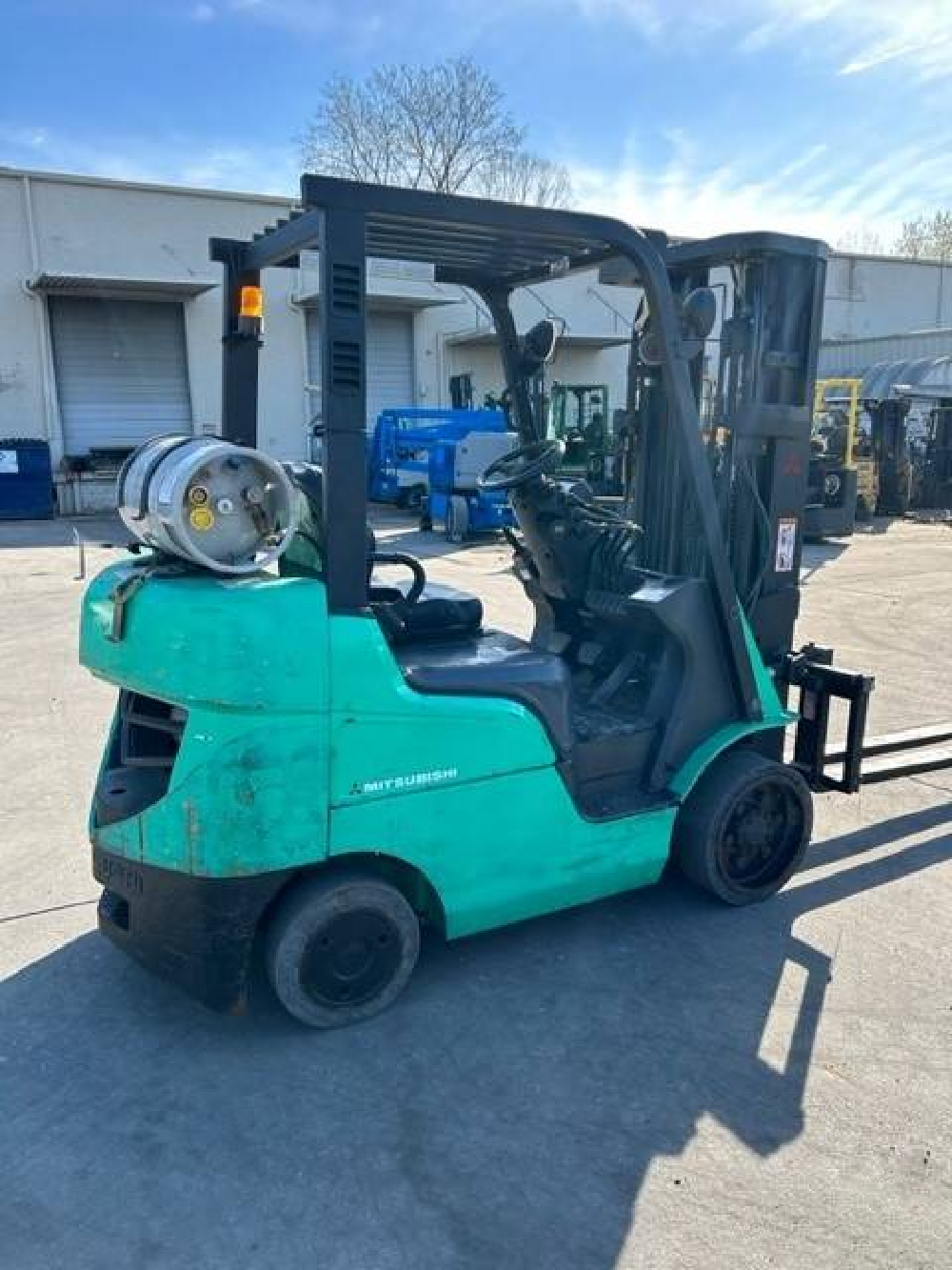 2017 MITSUBISHI 5K CUSHION TIRE FORKLIFT