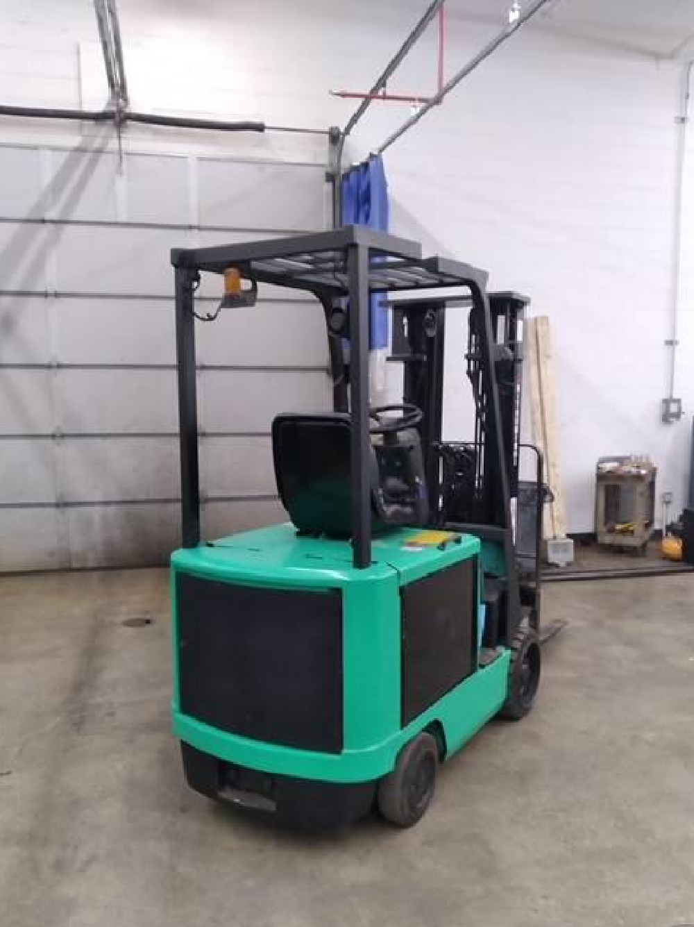 1996 MITSUBISHI 3.5K CUSHION TIRE FORKLIFT