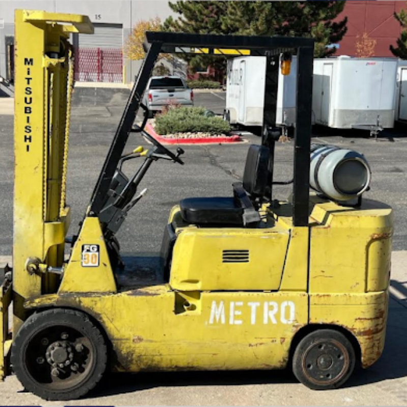 MITSUBISHI 6K CUSHION TIRE FORKLIFT