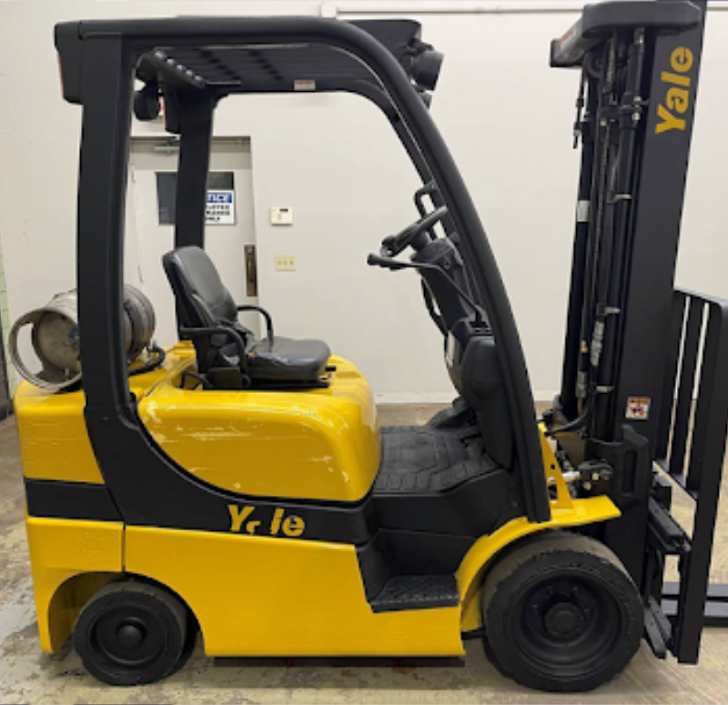 2015 YALE 5K CUSHION TIRE FORKLIFT