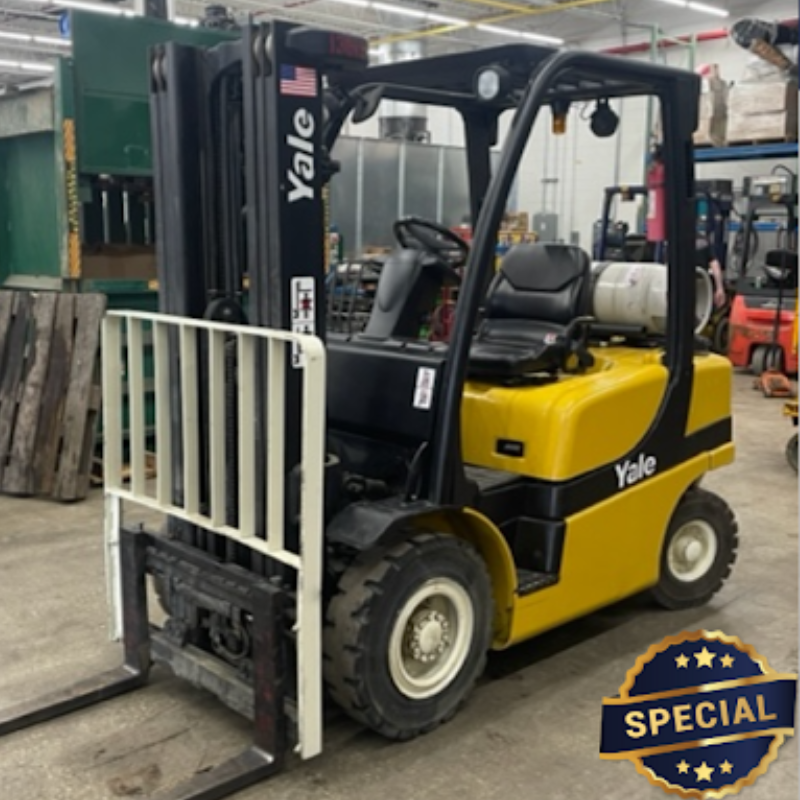 2005 YALE 5K PNEUMATIC TIRE FORKLIFT