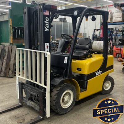2005 YALE 5K PNEUMATIC TIRE FORKLIFT