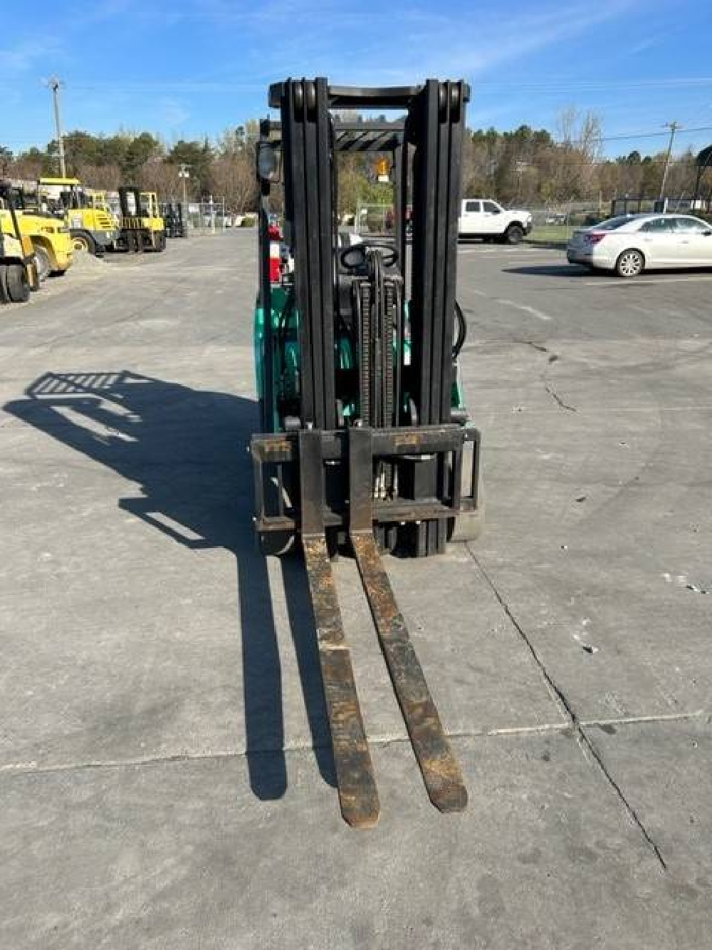 2017 MITSUBISHI 5K CUSHION TIRE FORKLIFT