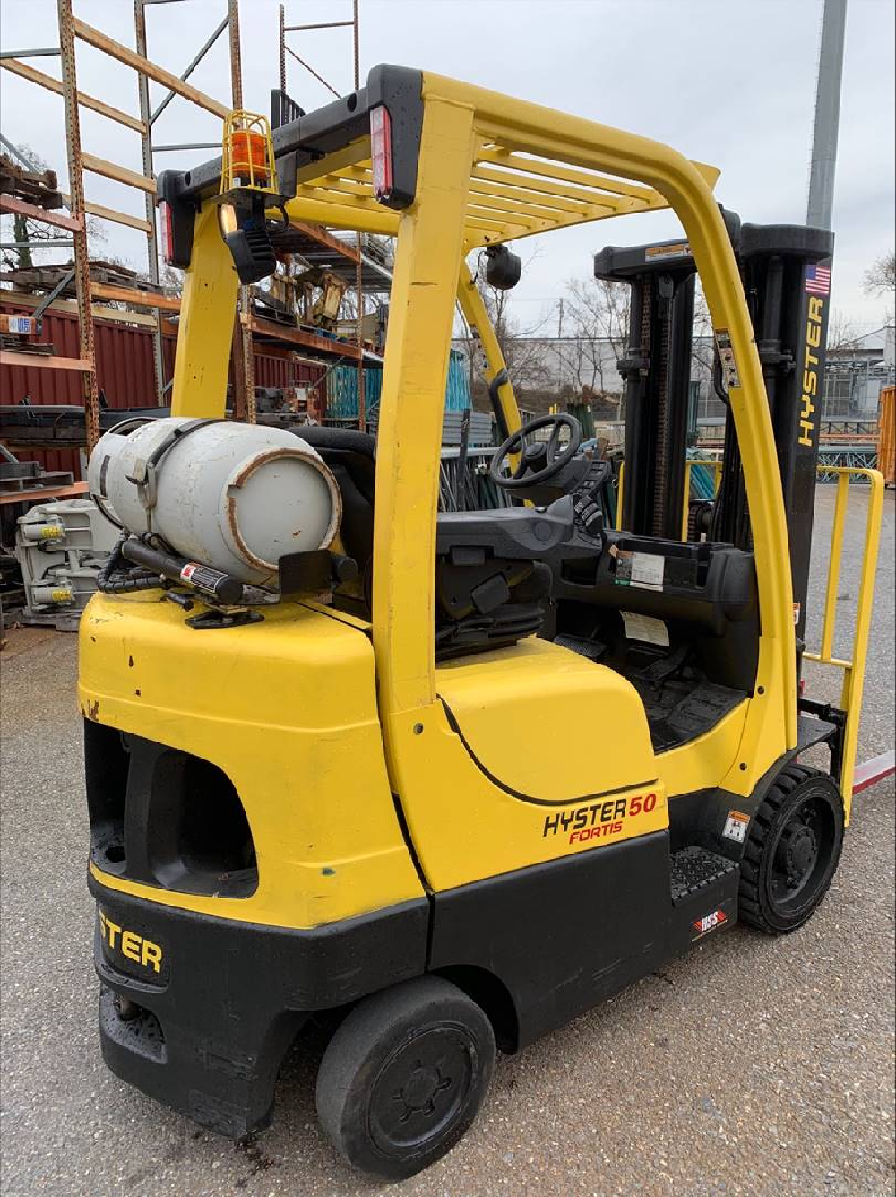 2013 Lp Gas Hyster S50Ft Cushion Tire 4 Wheel Sit Down (Indoor Warehouse)