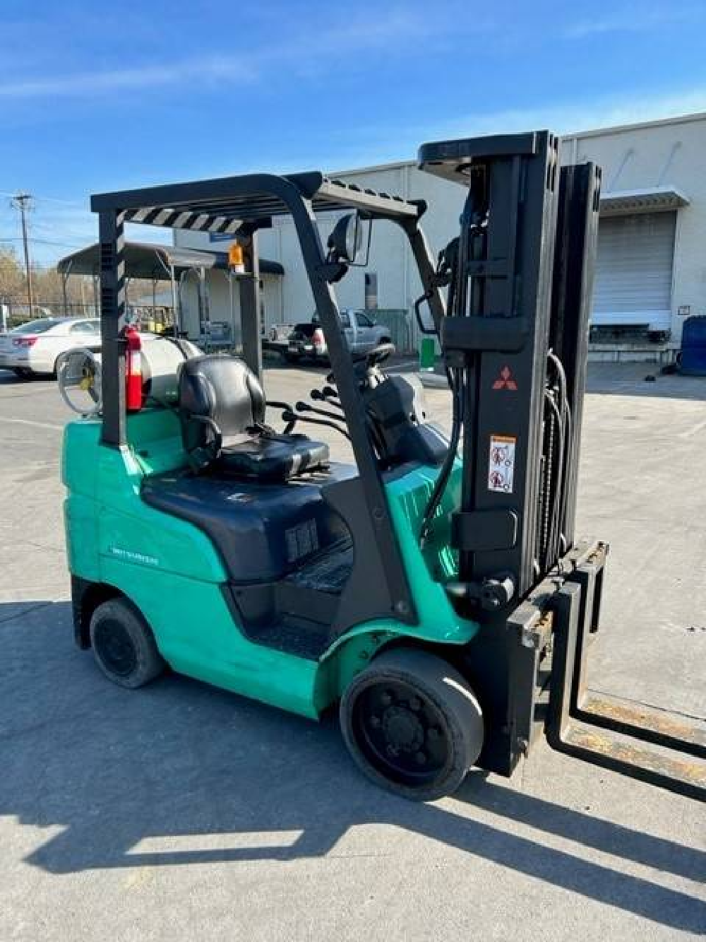 2017 MITSUBISHI 5K CUSHION TIRE FORKLIFT