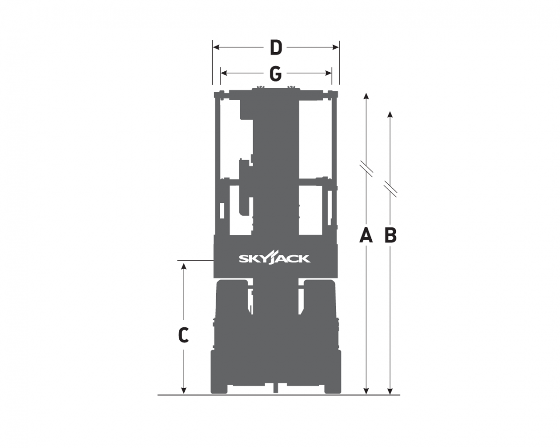 2025 SKYJACK SJ12E VERTICAL MAST LIFTS
