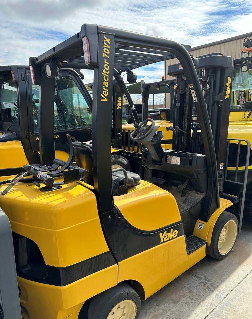 2014 YALE 7K CUSHION TIRE FORKLIFT
