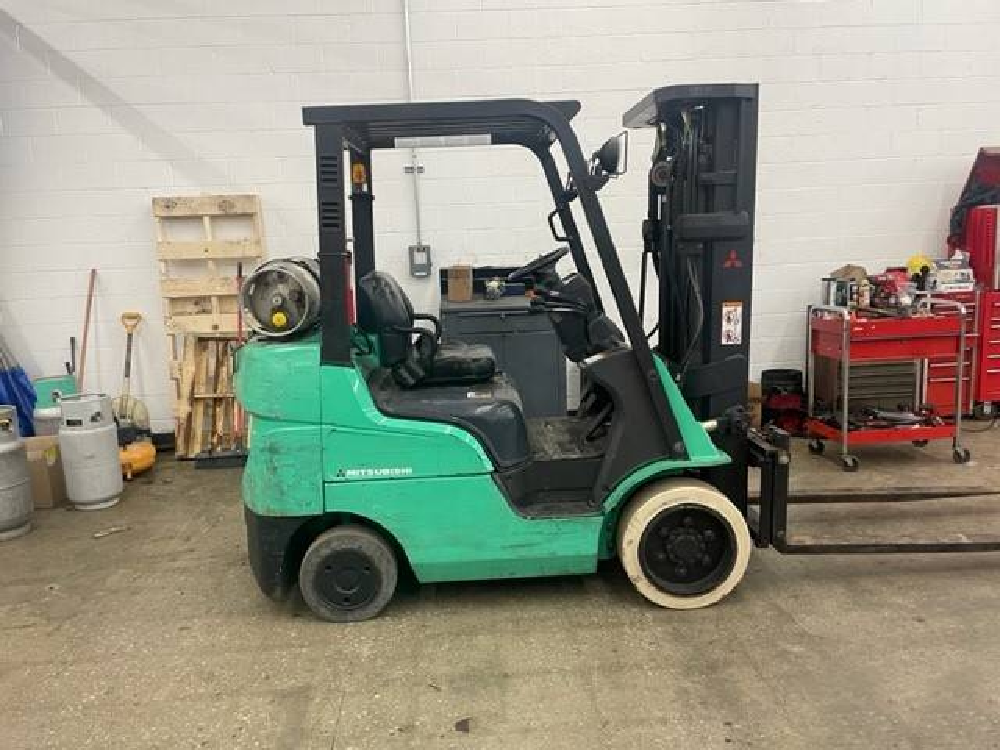 2017 MITSUBISHI 5K CUSHION TIRE FORKLIFT