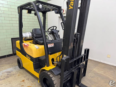 2014 YALE 5K PNEUMATIC TIRE FORKLIFT