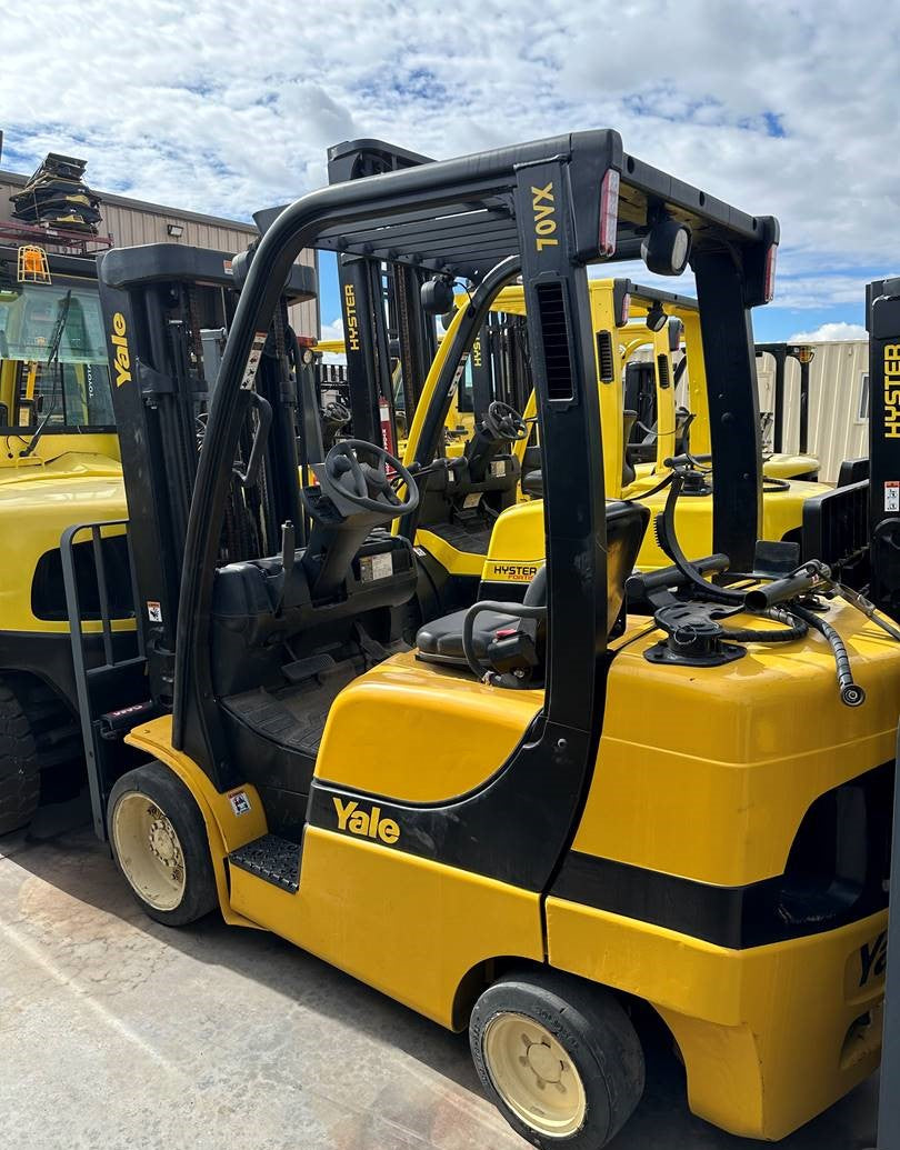 2014 YALE 7K CUSHION TIRE FORKLIFT