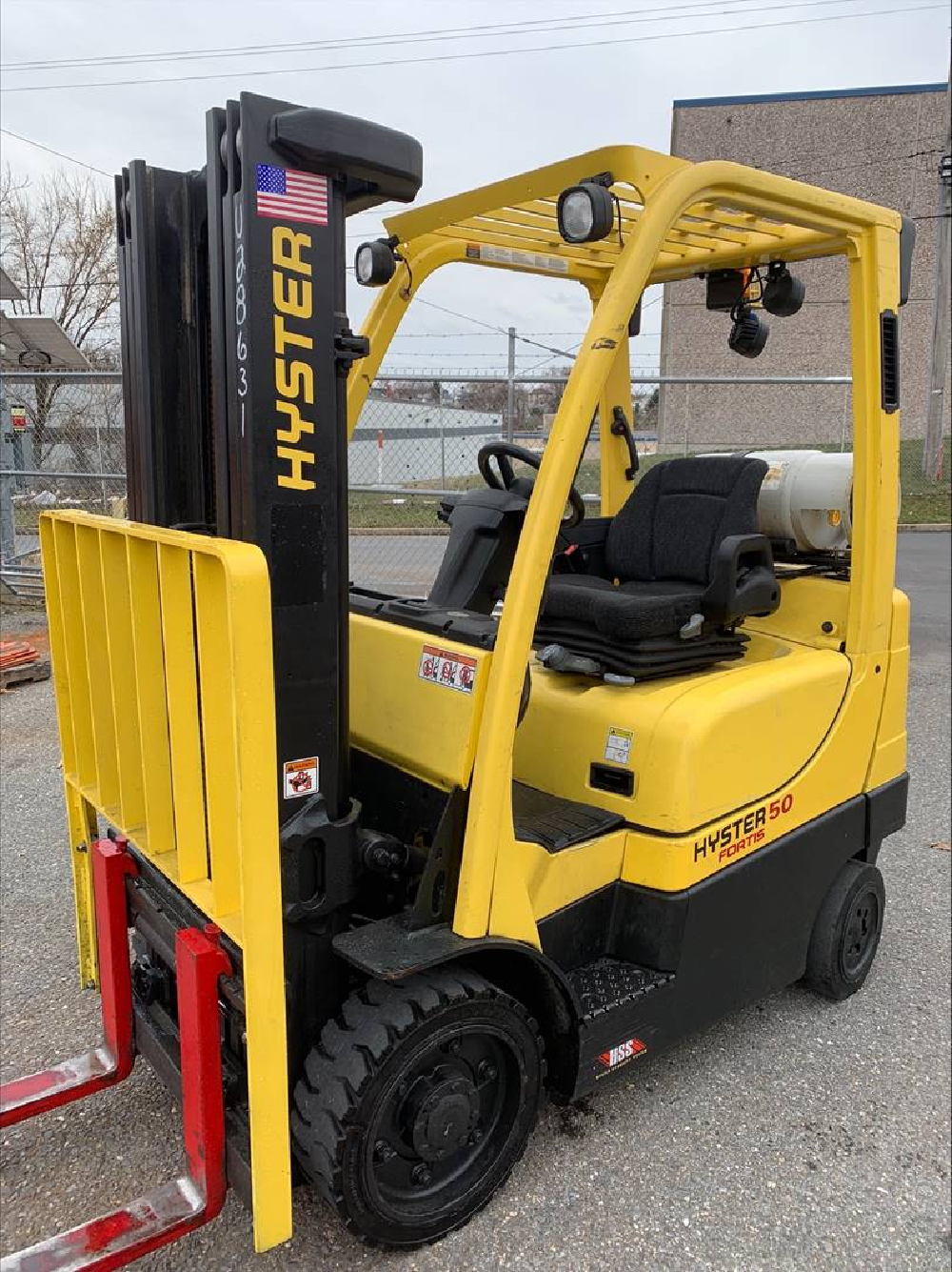 2013 Lp Gas Hyster S50Ft Cushion Tire 4 Wheel Sit Down (Indoor Warehouse)