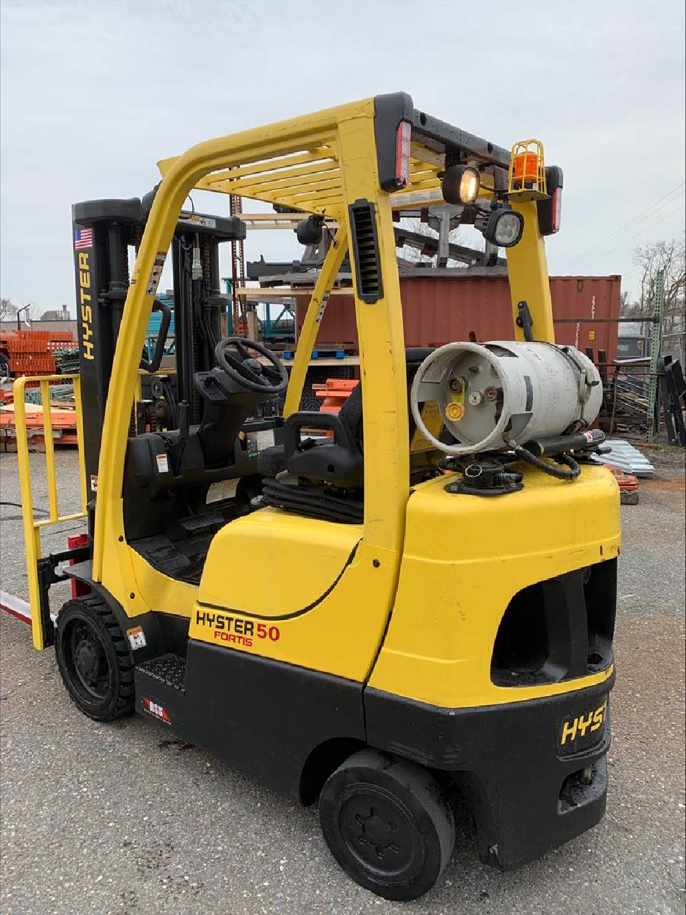 2013 Lp Gas Hyster S50Ft Cushion Tire 4 Wheel Sit Down (Indoor Warehouse)