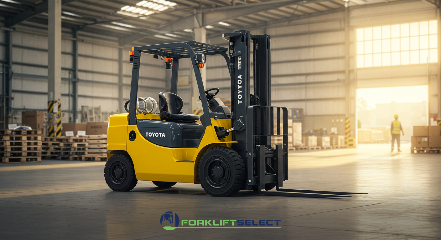 featured image of the blog titled "Advantages of Leasing Forklifts for Growing Businesses"