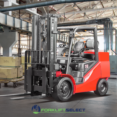featured image of the blog titled "Case Studies: How Different Industries Across the U.S. Utilize Forklifts"