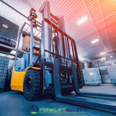 featured image of the blog titled "10 Essential Factors for Selecting the Perfect Forklift: Ensuring Productivity and Safety at Forklift Select"