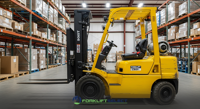 featured image of the blog titled "Forklift Financing Options: Lease, Buy, or Rent?"