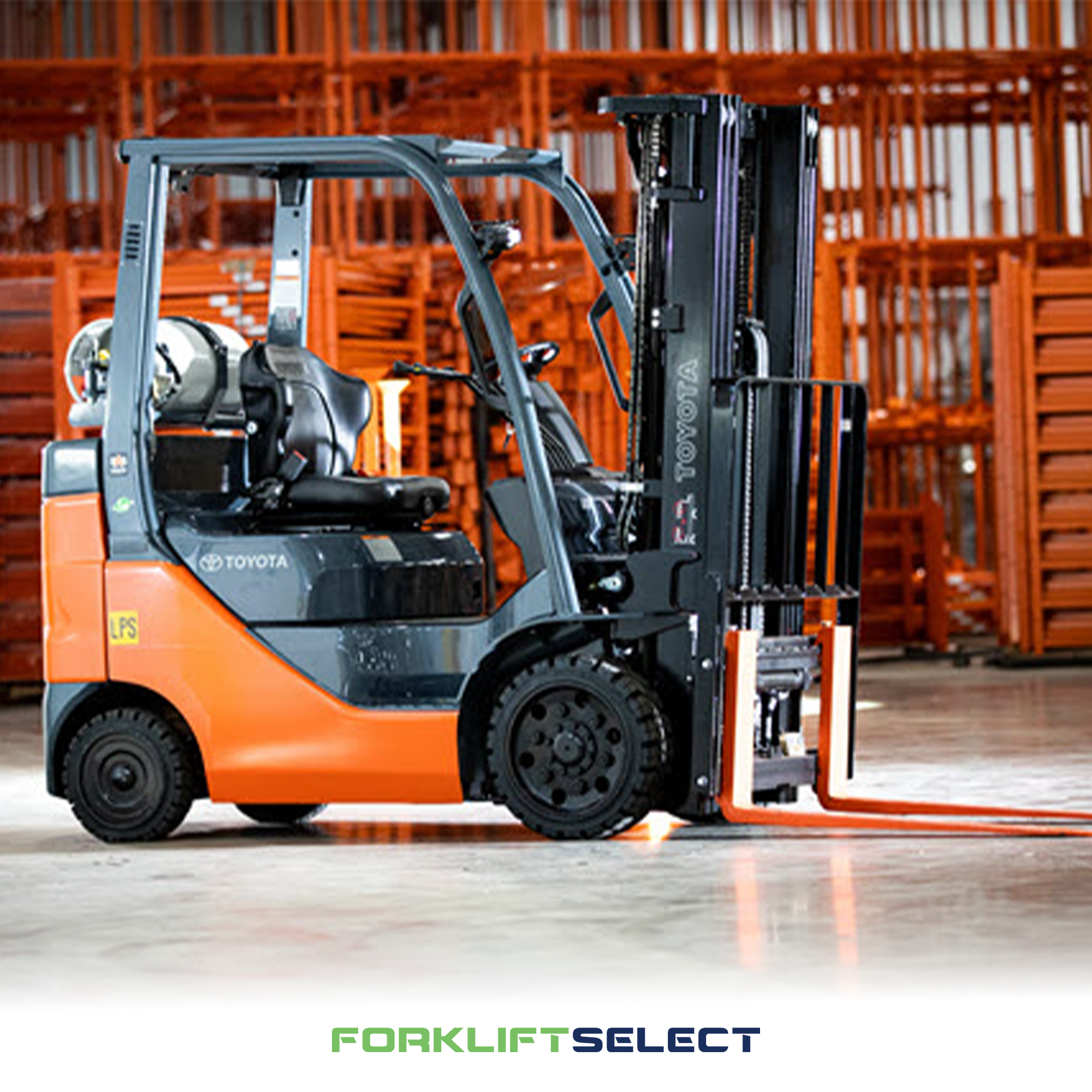 featured image of the blog titled "Fuel Efficiency Tips for Diesel and Gasoline Forklifts"