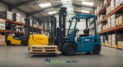 featured image of the blog titled "How to Improve Workplace Safety with Forklift Cameras"