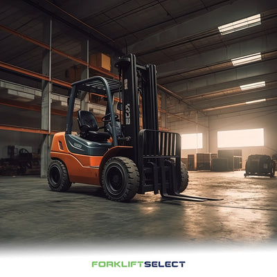 featured image of the blog titled "Optimizing Your Warehouse Layout with the Right Forklift"