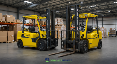 featured image of the blog titled "The Role of Forklifts in E-commerce Fulfillment"