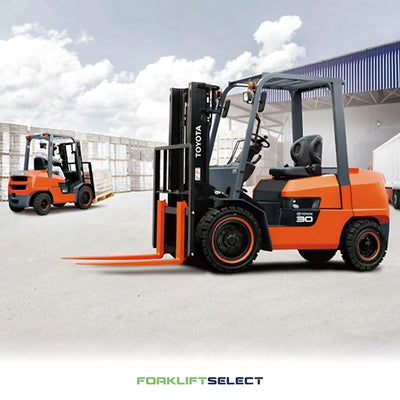 featured image of the blog titled "The Role of Forklifts in Large Scale Logistics Operations"