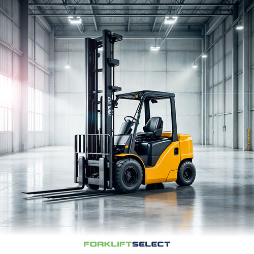 featured image of the blog titled "Top Forklift Models for Cold Storage Warehousing"